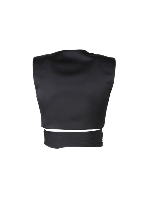 gilet enversatin SANDRO FERRONE | S23XBEBARMANNERO